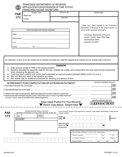 Filling Out Tn Form Fae 173: 5 Key Steps