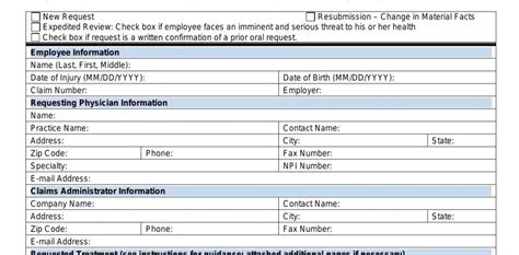 Filling Out Workers Comp Rfa Form: A Step-By-Step Guide