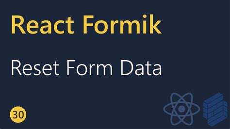 Fixing Formik Reset Form Not Working Issue Easily