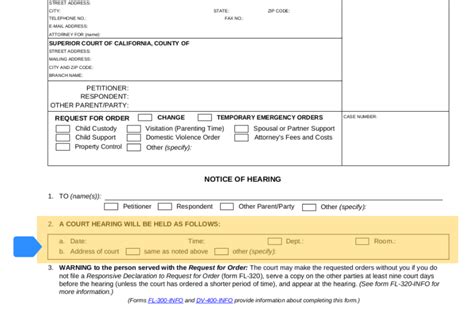 Fl 300 Form: A Guide To Request For Order