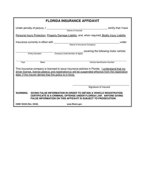 Florida Dmv Form Hsmv 83330: A Complete Filing Guide