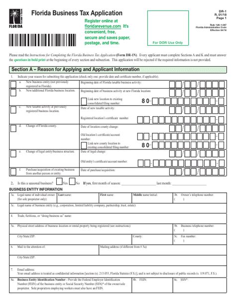 Florida Dr1 Form: How To Fill It Out Correctly