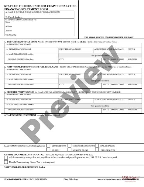 Florida Ucc Statement Request Form: A Step-By-Step Guide