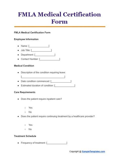 Fmla Medical Certification Form: A Step-By-Step Guide