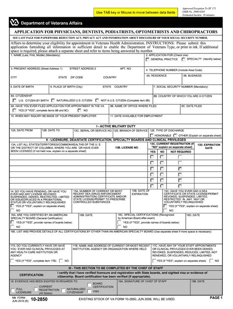 Form 10-2850: A Comprehensive Guide For Federal Employees