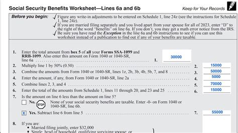 Form 1040 Line 6a And 6b: A Step-By-Step Guide