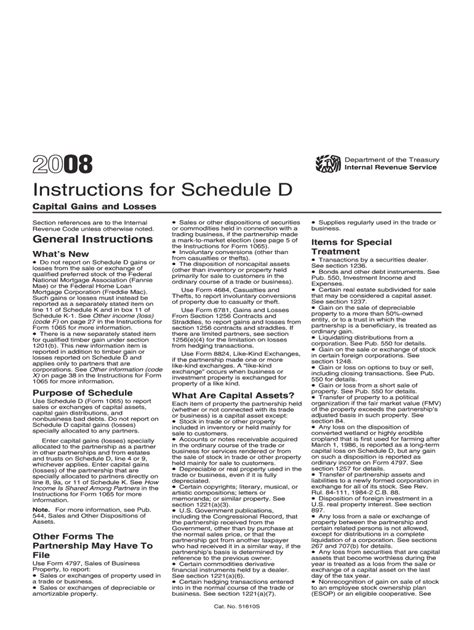 Form 1065 Schedule D: Mastering Partnership Capital Gains Reporting