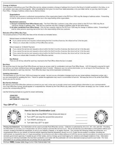 Form 1093 Usps: Postal Facility Authorization And Requirements