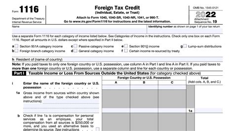 Form 1116 Schedule B: Easy Foreign Tax Credit Claiming