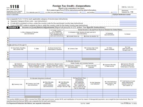 Form 1118 Instructions: A Step-By-Step Foreign Tax Credit Guide