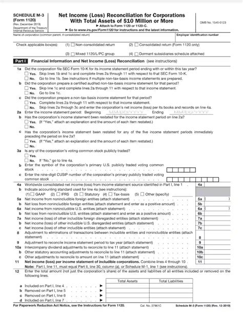 Form 1120 Schedule M-3: Corporate Tax Deductions Explained