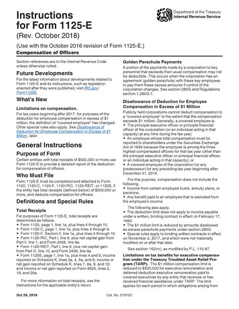 Form 1125-E Instructions: A Step-By-Step Guide