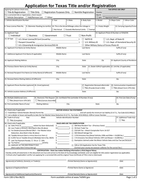 Form 130u: The Ultimate Guide To Filing And Processing