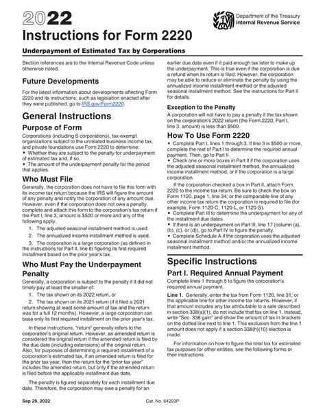 Form 2220 Instructions: A Comprehensive Guide For Compliance