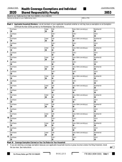 Form 3853 Exemption Certificate Number: A Guide To Compliance