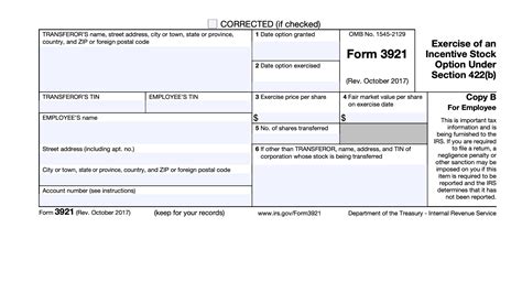 Form 3922 Vs 3921: Understanding Employee Stock Transactions