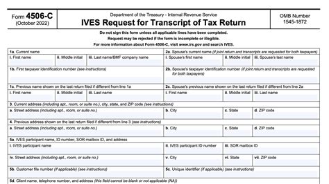 Form 4506-C: Purpose And Uses Explained