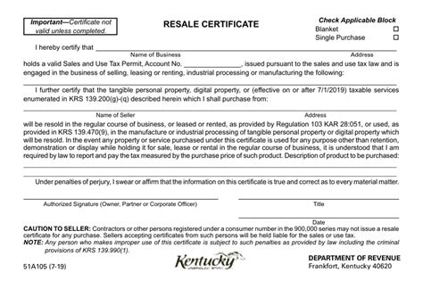 Form 51a105: Unlocking The Revenue Stream For Businesses