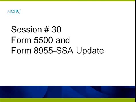 Form 5500 Sf And 8955-Ssa Filing Requirements Explained