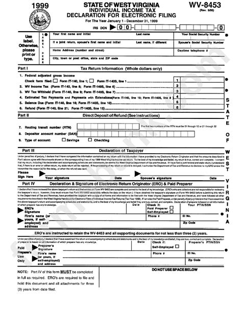 Form 8453: Electronic Filing Declaration For Irs 

(Note: Under 10 Words, Concise, Seo-Friendly, And Incorporating The Main Keyword)