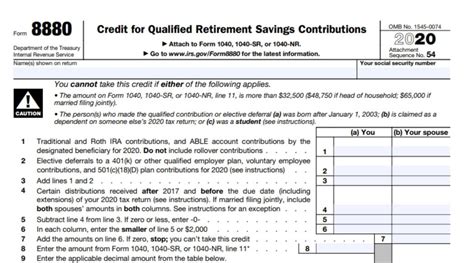 Form 8880 Credit Limit Worksheet Explained Simply