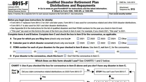 Form 8915-F Release Date: What You Need To Know