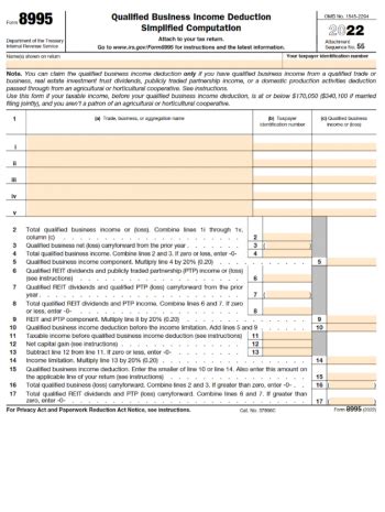 Form 8995 Instructions: A Step-By-Step Tax Filing Guide