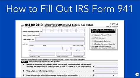 Form 941 Instructions: A Step-By-Step Filing Guide