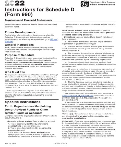 Form 990 Schedule D Instructions: A Step-By-Step Guide