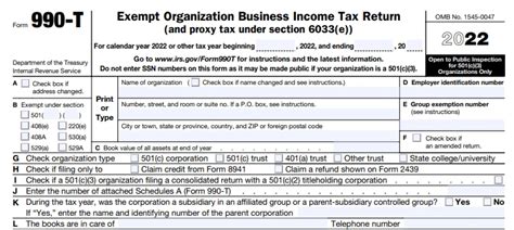 Form 990-T Instructions: Expert Guidance For Exempt Organizations