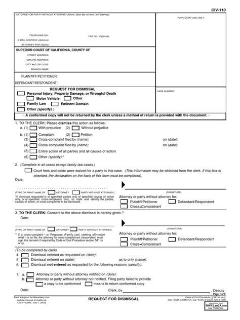 Form Civ 110: Understanding The Judgment In Civil Cases