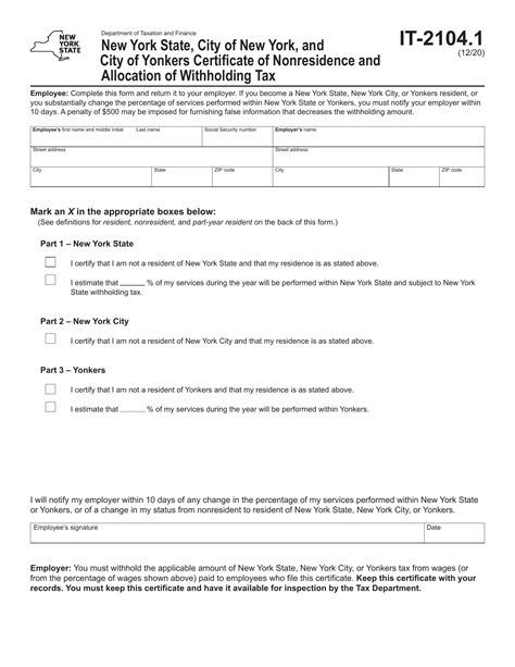 Form It 2104.1: A Comprehensive Guide To Irs Reporting