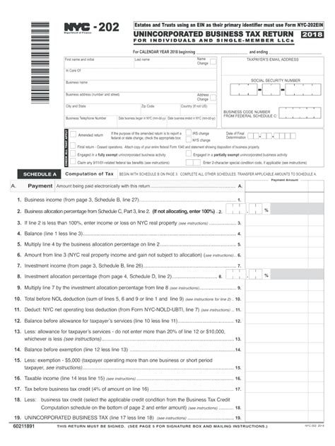 Form Nyc 202: Expert Guide And Filing Instructions