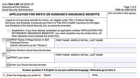 Form Ssa-2: Your Guide To Filing And Benefits