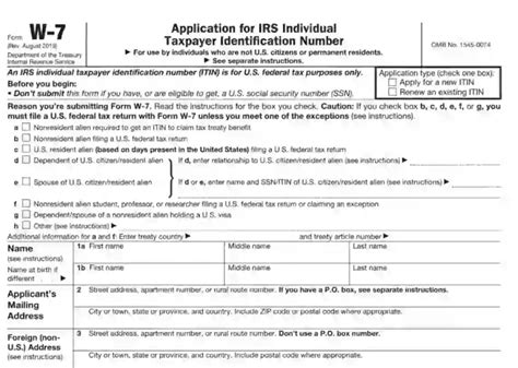 Form W-7 Instructions In Spanish: A Step-By-Step Guide