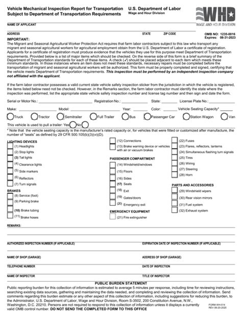 Form Wh-514: A Guide To Workplace Incident Reporting