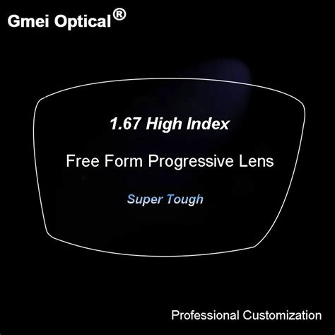 Free Form Progressive Lenses: Revolutionizing 1.67 Digital Vision