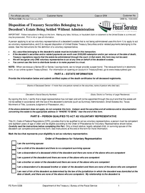 Fs Form 5336: Understanding The Emergency Response Information