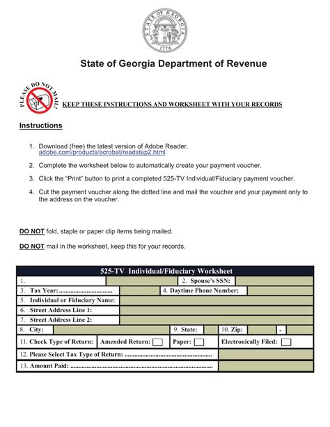 Ga Form 525-Tv: A Comprehensive Guide To Insurance Claims