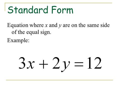 General Form Of The Equation Explained Simply