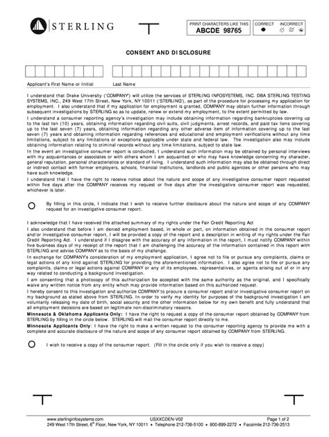 Georgia Criminal Consent Form: Know Your Rights With Sterling