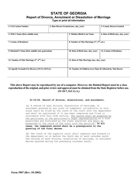 Georgia Form 3907: Guide To Annual Return Filing