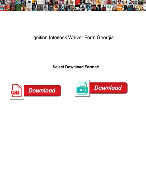 Georgia Interlock Waiver Form: A Step-By-Step Guide