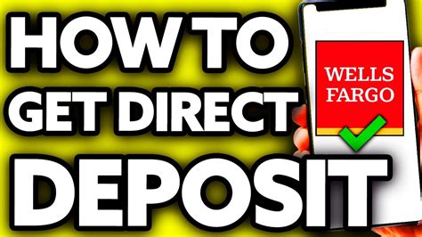 Get Direct Deposit Form From Wells Fargo Easily