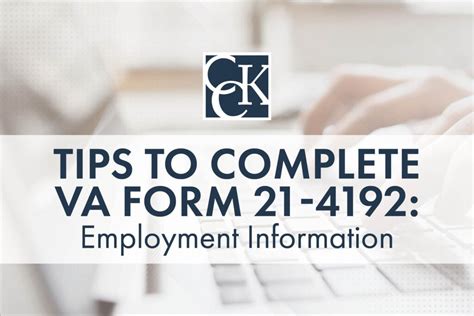 Get Va Form 21-4192 Easily With These 5 Steps