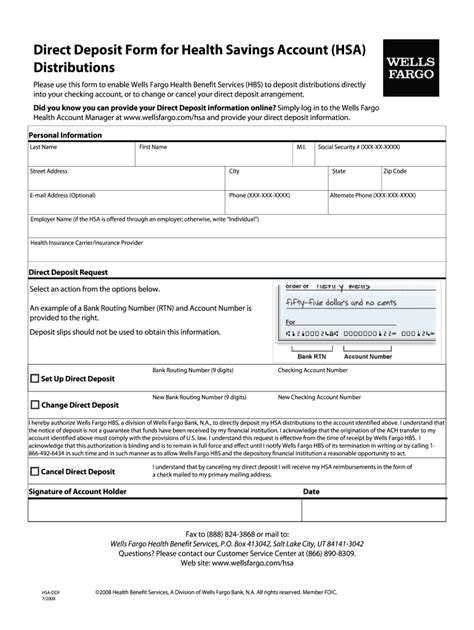 Get Wells Fargo Direct Deposit Form In Minutes