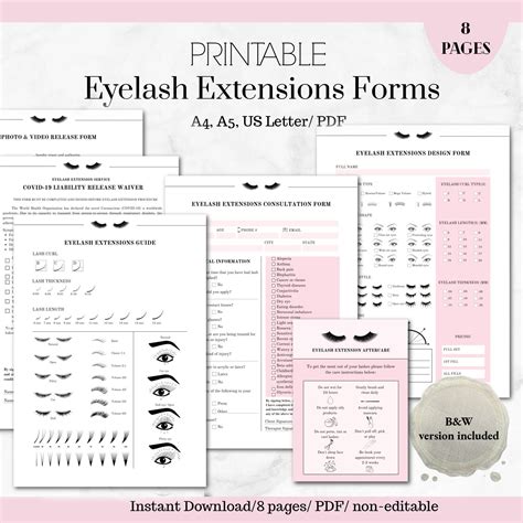 Get Your Free Eyelash Consultation Form In Minutes