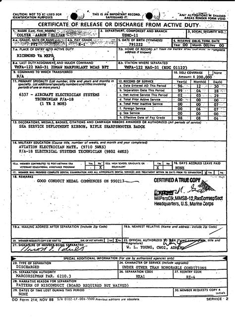 Get Your Free Printable Dd214 Form Now Instantly