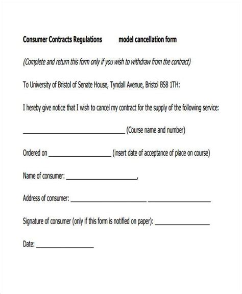 Gevc Cancellation Form: Easy Guide To Cancel Your Contract