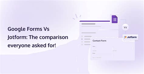 Google Form Vs Jotform: 7 Key Differences